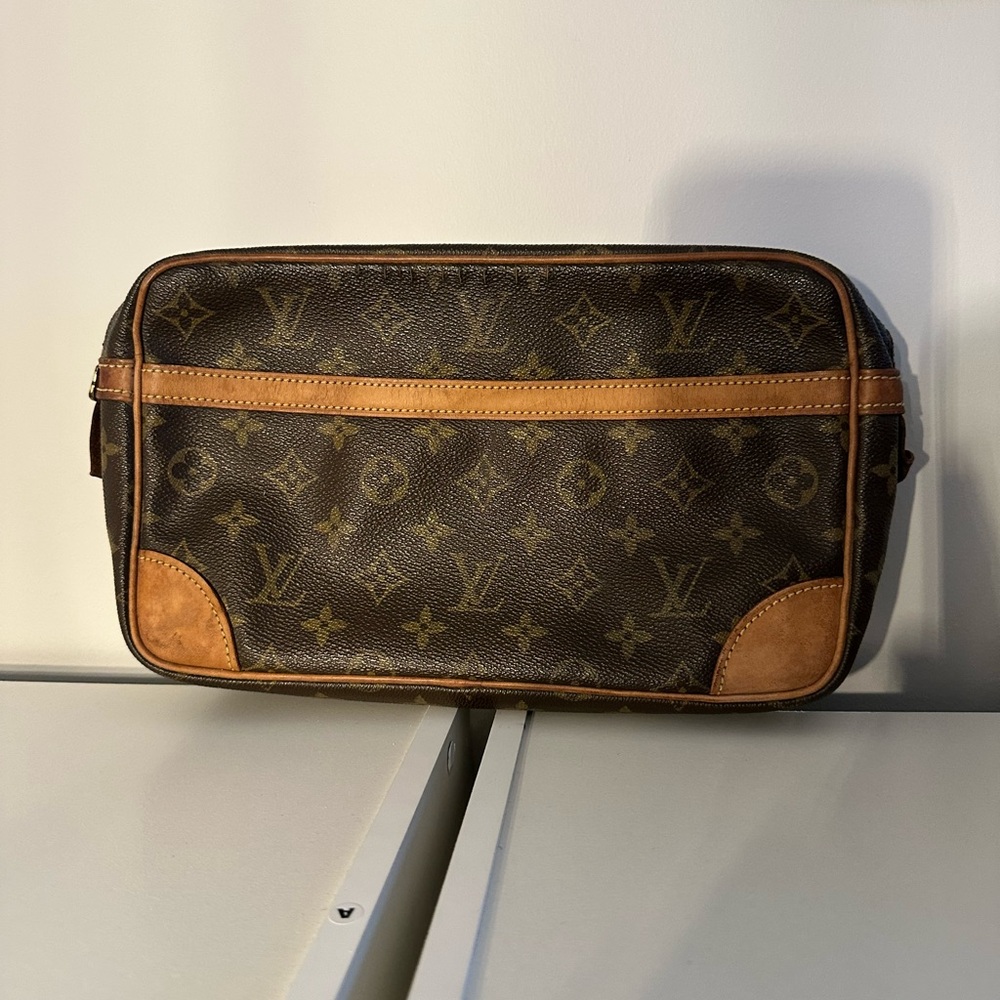 Vintage Louis Vuitton Brown Monogram Pouch